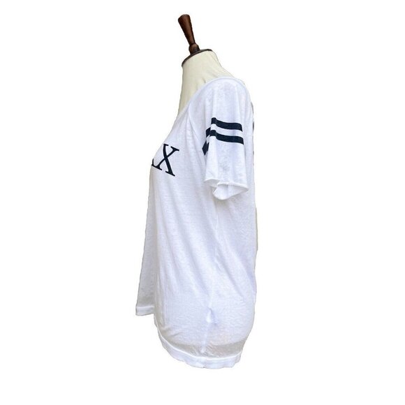 Chaser Women Crew Neck Cut out RELAX T-Shirt Size S - Picture 3 of 16